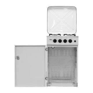 Von VAC5C040CY 4 Gas Tabletop Cooker + Cylinder compartment - White