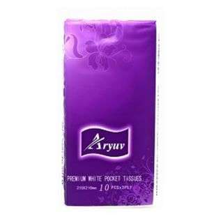 Aryuv Pocket Tissues 3 Ply 10 Sheets 
