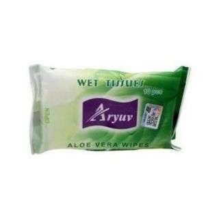 Aryuv Aloe Vera Wipes 10 Pieces 