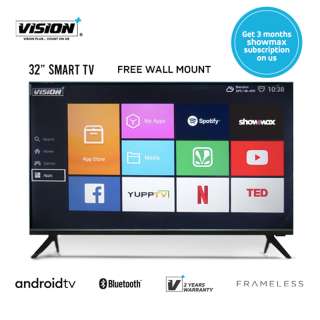 VISION PLUS 32" FRAMELESS ANDROID TV