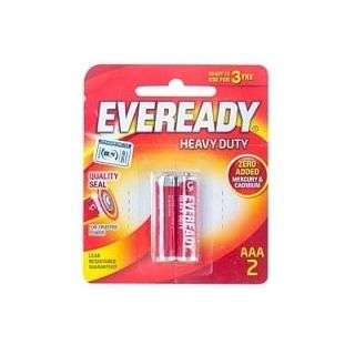 Eveready Battery Heavy Duty AAA 2 Piece Red 