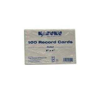 Kasuku Record Cards 6 x 4 Inches 100 Pieces