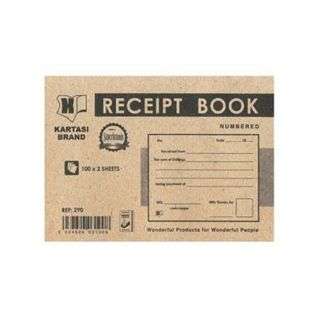 Kartasi Receipt Book 100 x 2 Sheets