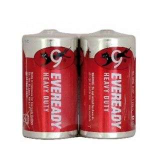 Eveready Heavy Duty Battery D 2 Pieces