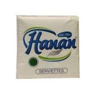 Hanan Serviettes White 100 Sheets 