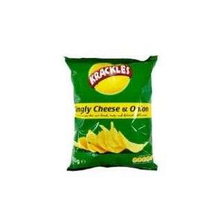 Krackles Potato Crisps Tingly Cheese & Onion 125 g 