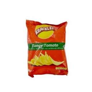 Krackles Potato Crisps Tangy Tomato 125 g 