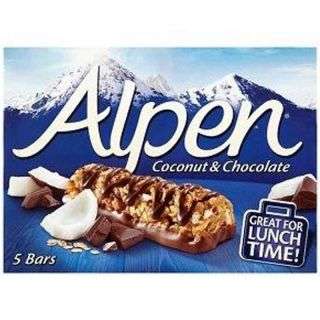 Alpen Cereal Bar Coconut & Chocolate 145 g 5 Pieces 
