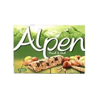 Alpen Cereal Bar Fruit & Nut 140 g 5 Pieces 