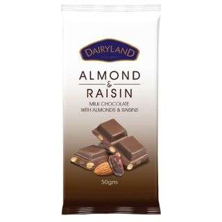 Dairyland Chocolart Almond & Raisin 50 g