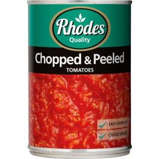 Rhodes Peeled Chopped Tomatoes 410 g
