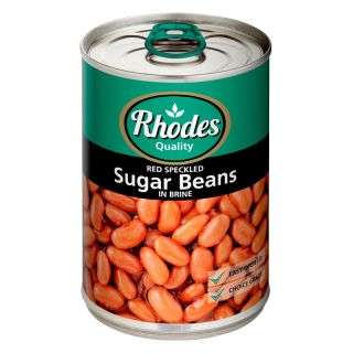Rhodes Red Speckled Sugar Beans In Brine 410 g