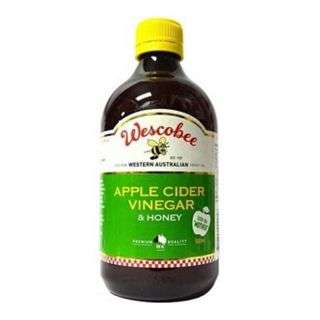 Wescobee Apple Cider Vinegar & Honey 500 ml 