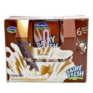 Brookside Dairy Fresh Flavoured Milk Chocolate 250 ml 6 Pieces 