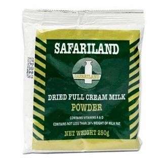 Safariland Dried Full Cream Milk Powder Sachet 250 g