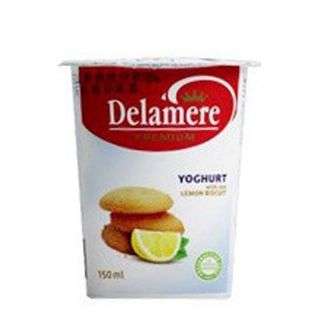 Delamere Premium Yoghurt With Real Lemon Biscuit 150 ml 