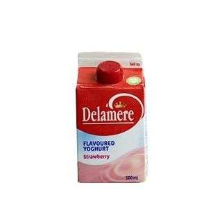Delamere Flavoured Yoghurt Strawberry 500 ml