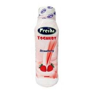 Fresha Yoghurt Strawberry Bottle 500 ml