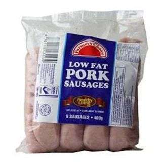 Farmers Choice Low Fat Pork Sausage 400 g 8 Pieces