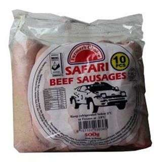 Farmers Choice Safari Beef Sausage 500 g 10 Pieces 