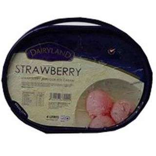 Dairyland Ice Cream Strawberry 4 L