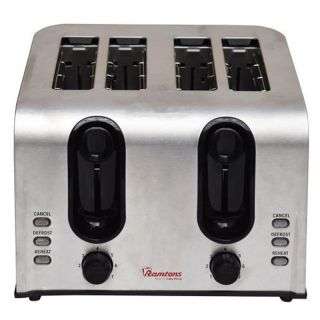 4 SLICE POP UP TOASTER STAINLESS STEEL-RM/678