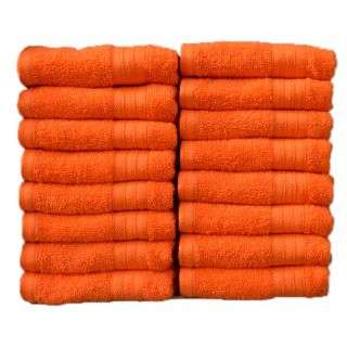 H&B Hand Towel 40 x 70cm - Bright Orange (each)