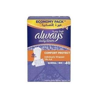 Always Daily Liner Normal 40 Pieces
