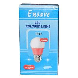 Ensave Led Red Light Bulb 3 Watts E27