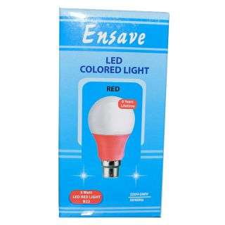 Ensave Led Red Light Bulb 5 Watts B22