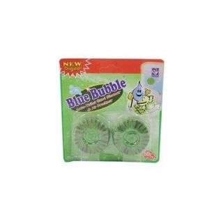 Blue Bubble Toilet Block Original Green 50g 2 Pieces