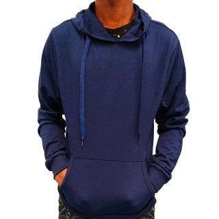Ori-Unisex Navy  Solid Hoody 