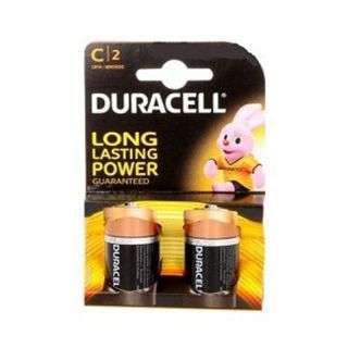 Duracell Battery C 2 Pieces