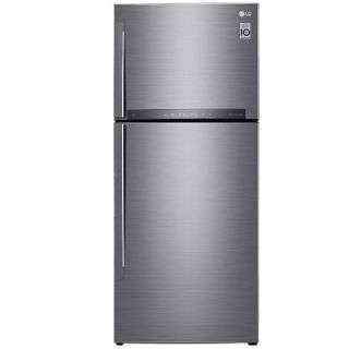 LG 471L/16.00 ft³ Double Door Fridge - Shiny Silver