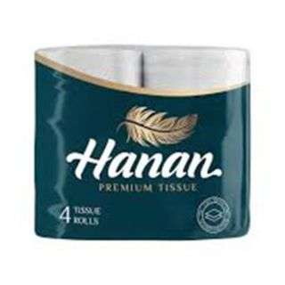 Hannan Toilet Tissue 2 Ply 4 Rolls