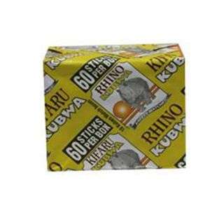 Rhino Kubwa Match Box 60 Sticks Pack of 10