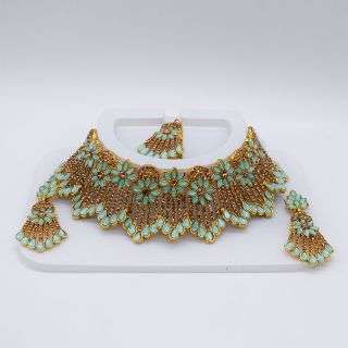 Turquoise Gold Choker