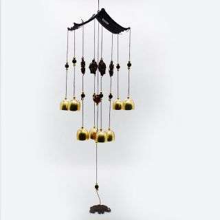 5 Hanging Elephants With Hut 