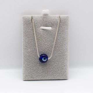 Evil Eye Necklaces - Silver