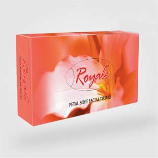 Royale Red Facial Tissue - 50 sheets