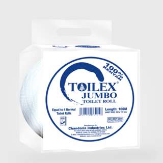 Toilex Toilet Tissue Jumbo 2 Ply 1 Roll