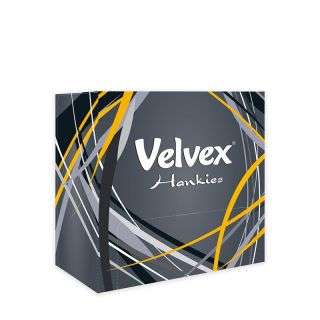Velvex Grey Hankies -1 Pack (50 Sheets)