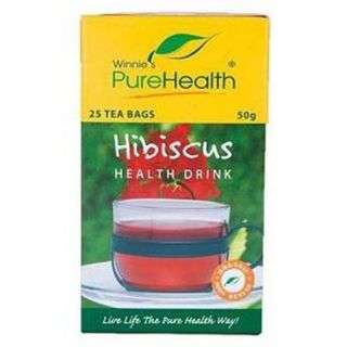 Winnie's Pure Health Hibiscus Health Drink 50 g 25 Bags