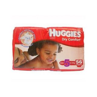 Huggies Dry Comfort Size 5 12-22 kg 56 Pieces 