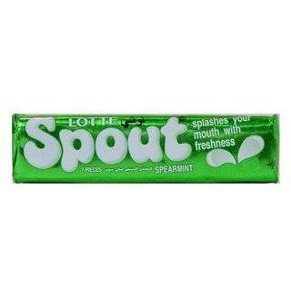 Lotte Spout Gum Spearmint 24 g 7 Pieces 