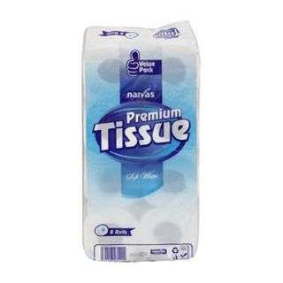 Naivas Premium Toilet Tissue 2 Ply 8 Rolls 