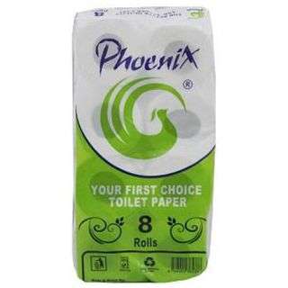 Phoenix Toilet Tissue 2 Ply 8 Rolls