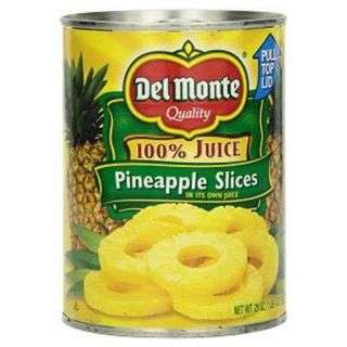 Del Monte Pineapple Slices In Juice 567 g