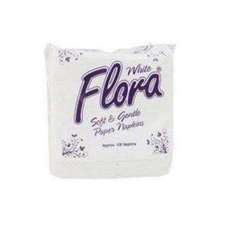 Flora Paper Napkins 100 Sheets 