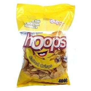 Hoops Potato Crisps Salted 400 g 
